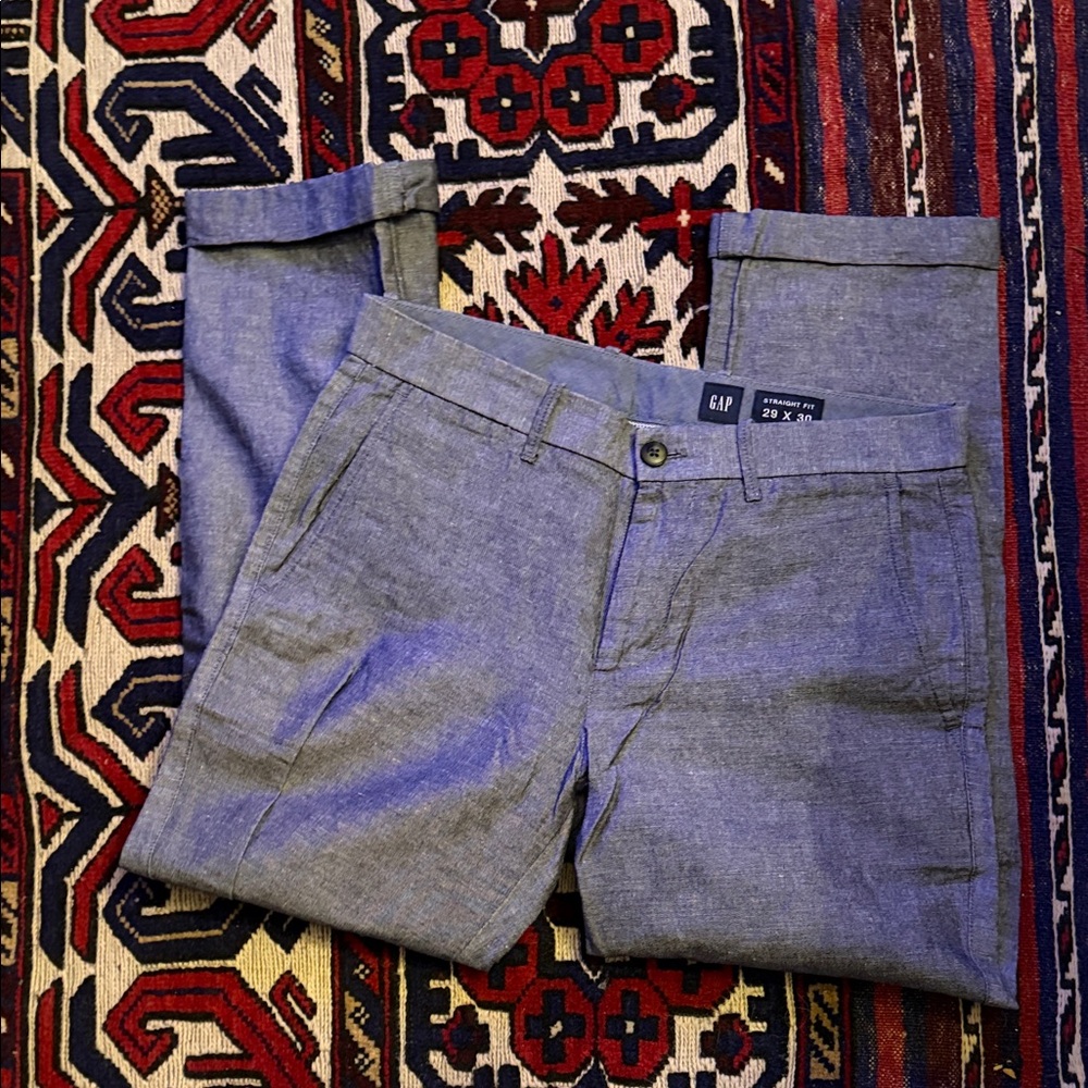 GAP Heather Gray Chino Trousers